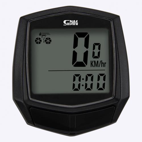 Sunding Waterproof Bicycle Computer Wireless And Wired MTB Bike Cycling Odometer Stopwatch Speedometer Watch LED Digital Rate: Default Title