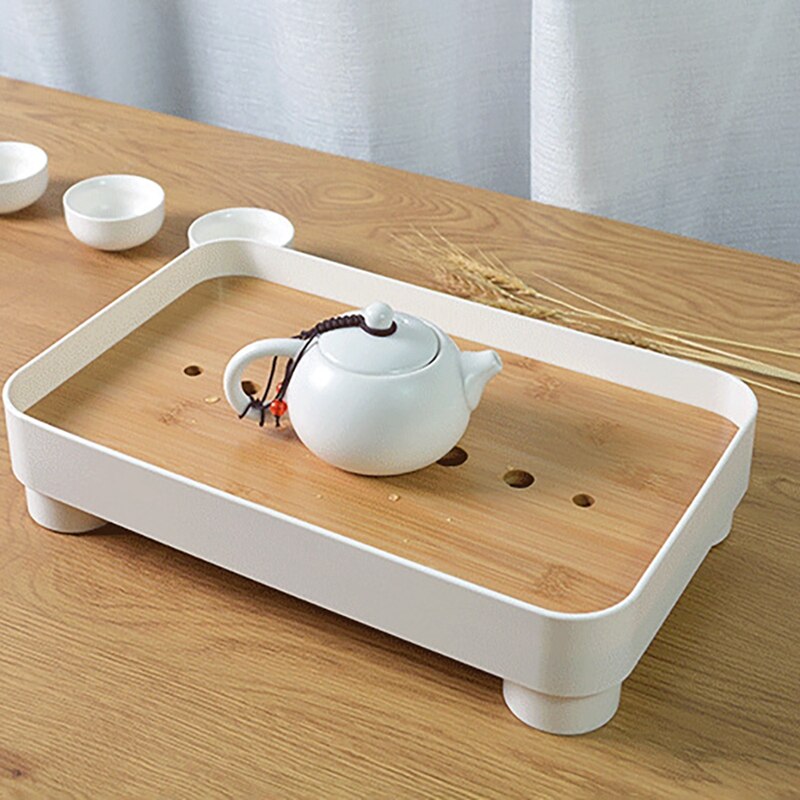 Mini Bamboo Chinese Gongfu Tea Tray Table Box With Water Storage Japanese Tea Serving Tray Bamboo Tea Table