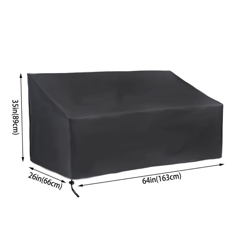 Vanntett hage patio møbler trekk 210d/420d oxford klut utendørs bord stoler benk sofa sete støv dekker oss
