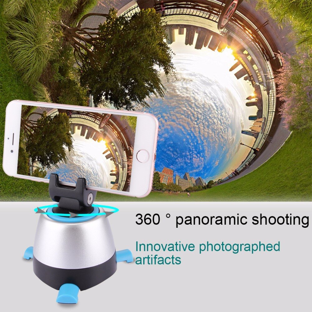 Puluz Elektronische 360 Graden Rotatie Panoramisch Statiefkop Met Afstandsbediening Roterende Pan Hoofd Voor Smartphones, Gopro, Dslr