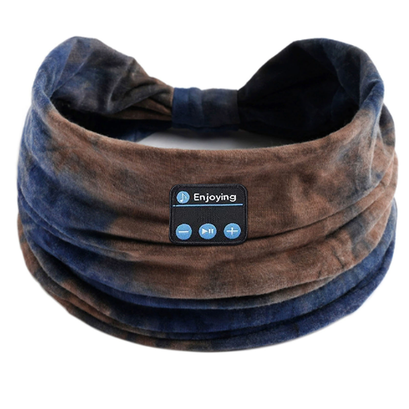 Bluetooth-Kopfhörer, Sport, Schlafen, Stirnband, elastisch, kabellose Kopfhörer, Musik, Augenmaske, kabelloses Headset, Boho-Stirnband, Yoga, Arbeit: Grau