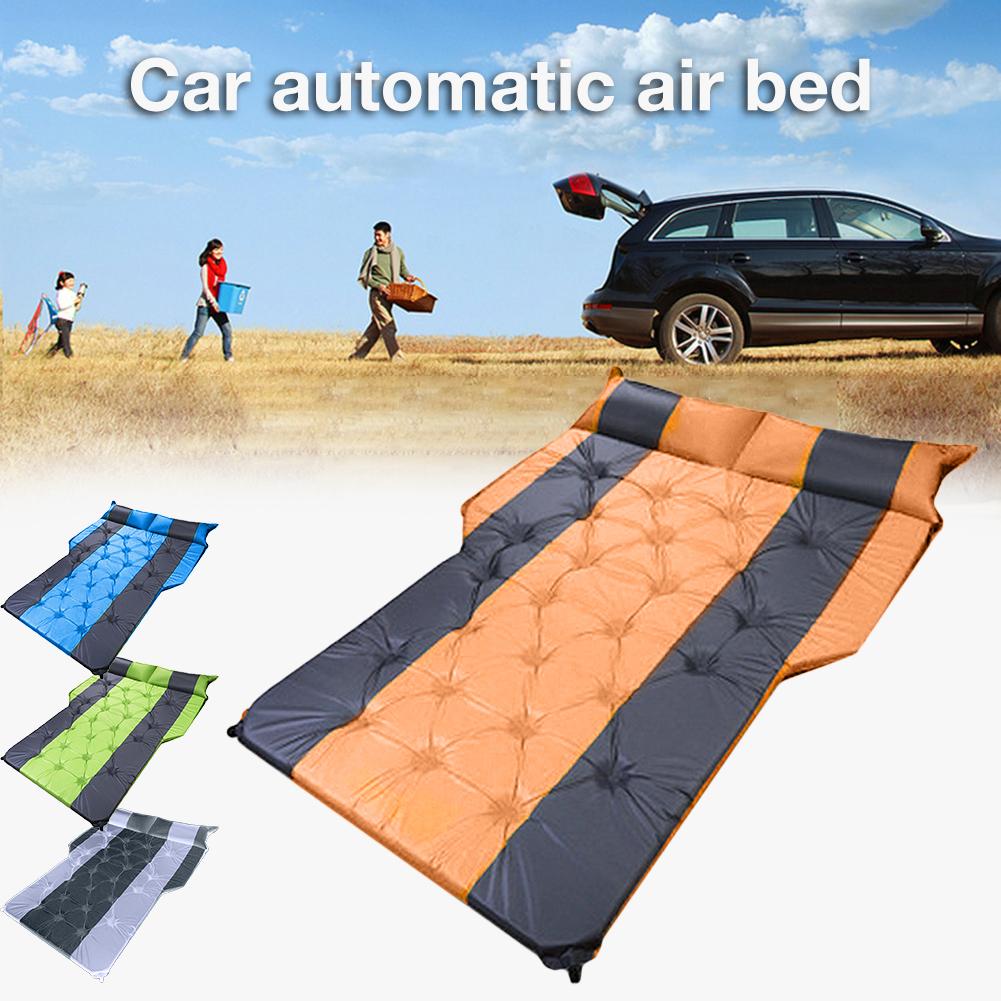 Matelas Gonflable Pour SUV Et Monospaces - 170x120 Cm - 6 Chambres Indépendantes - Avec Pompe à Air Et 2 Coussins - Parfait Pour Camping Et Road Trips