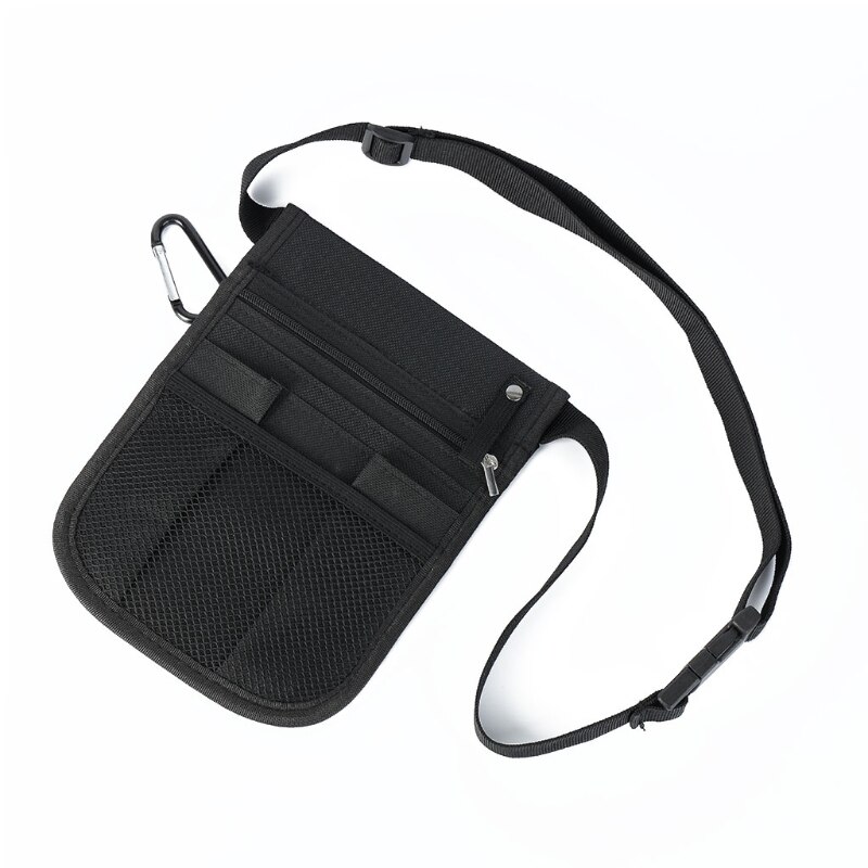 Fanny Pack Verpleging Riem Organizer Voor Vrouwen Verpleegkundige Heuptas Schouder Pouch: Black