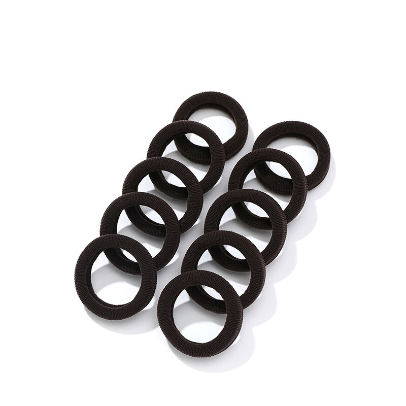 2/5/10 Teile/satz Frauen Mädchen Einfache Feste Breite Scrunchies Gummibänder Dame Weiche Elastische Haarband Weibliche haar Zubehör: Champagner