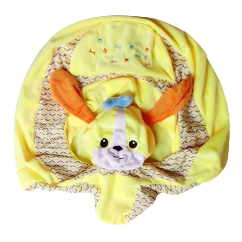 Schattige bankhoes voor baby's, huidvriendelijke kristalheldere superzachte stof, geen kleurverlies, stoelhoes wasbaar met rits: C