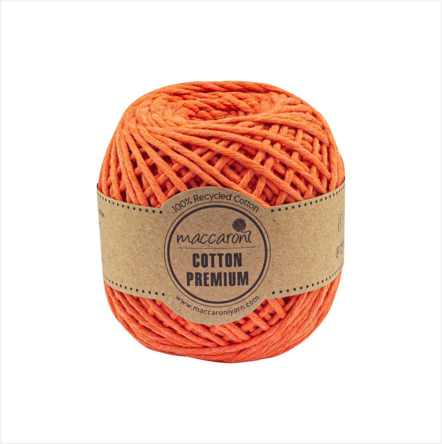 Macaroni bomuld premium macrame garn enkelt snoet 1 mm