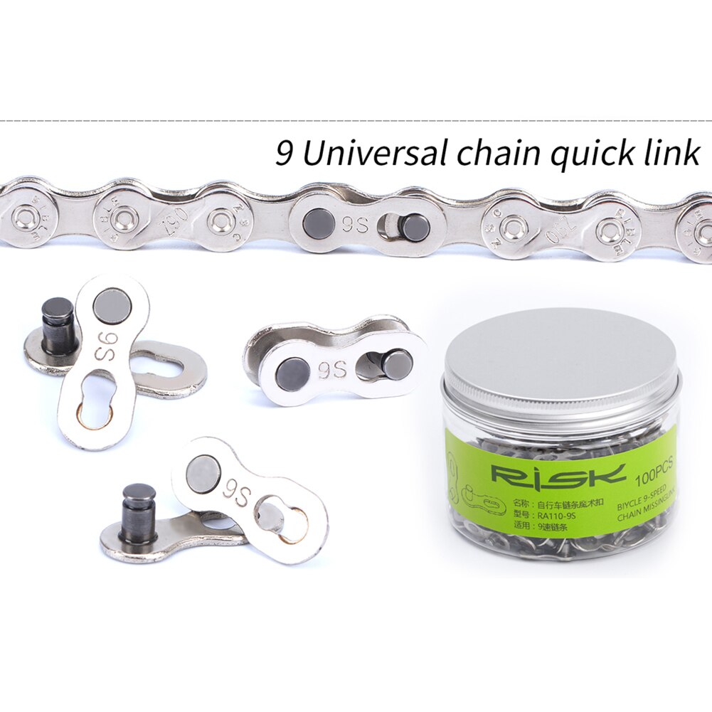 Bike Chains Mountain Bicycle Chain Connector Quick Release Link Joint Chain Biking Portable Dustproof Cycling