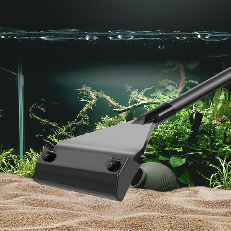 Aquarium Reinigung Werkzeug Flache Sand Algen Entfernung Dual-use-Glas Algen Entfernung Schaber Haushalts Reinigung Werkzeug aquarium zubehör