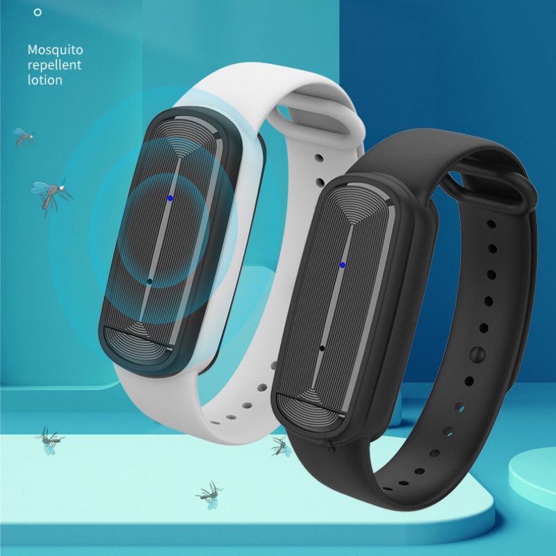 M90 Ultrasonic Anti Mosquito Bracelet for Adults Kids 100% Natural Non Toxic Pure Essential Mosquito Repellent Pest Reject Watch