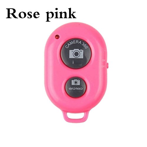 Fgclsy Bluetooth Draadloze Afstandsbediening Sluiter Smart Phone Camera Afstandsbediening Sluiter Voor Ios Android: Rose pink