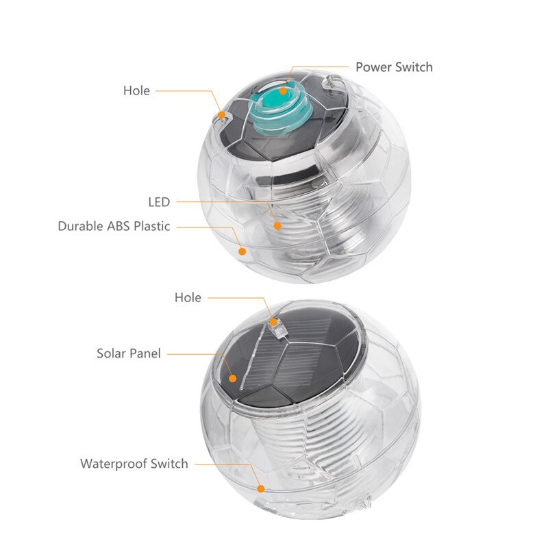 Lampa słoneczna podwodne lampy doprowadziło robić stawów oświetlenie robić basenu fontanna solarna wodoodporny diody doprowadziło pływający na wodzie kula świetlna basen