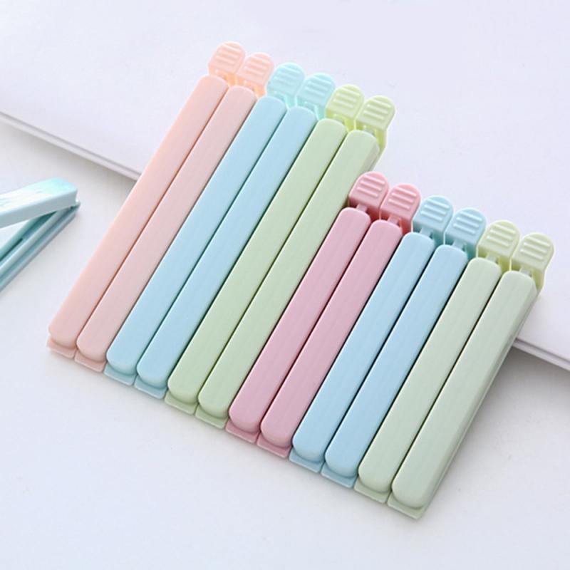 Plain Color Sealing Clip 5 Pack Food Preservation Sealing Clip Small Plastic Bag Snack Bag Sealing Clip