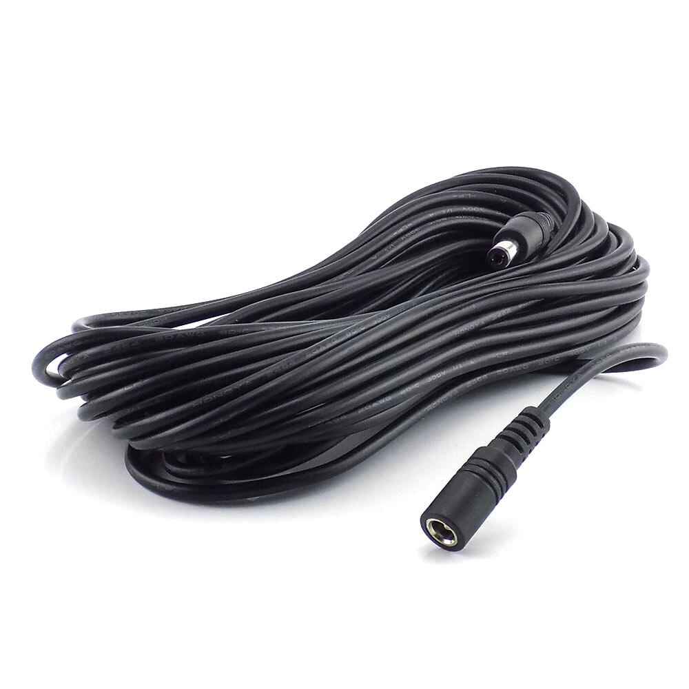 5m 10m 12V DC Power Supply Cable Extension Cord Female to Male Plug 5.5mmx2.1mm Adapter For CCTV Camera lED Light Strip