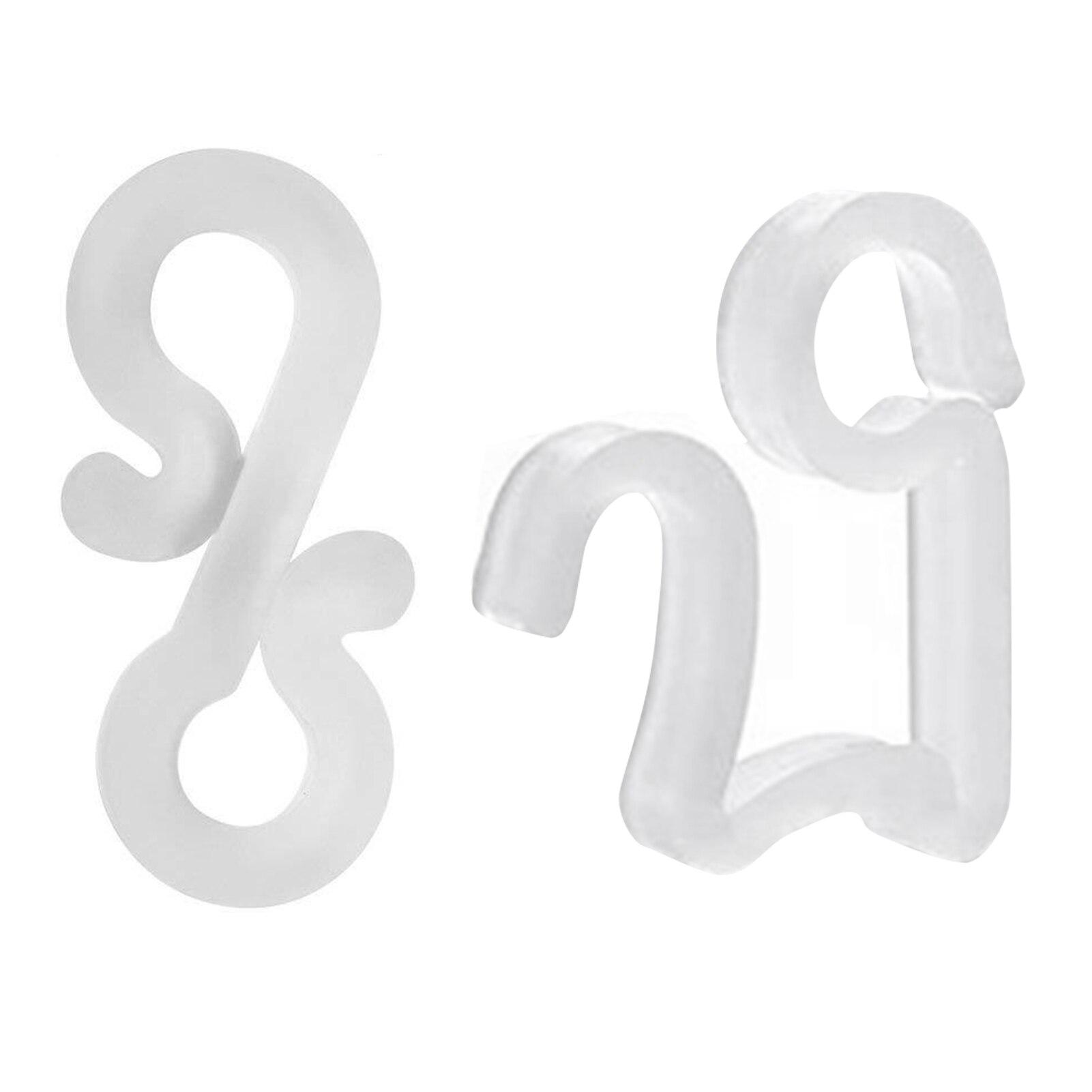 100Pcs Gutter Hangen Haken S Clip Haken Voor Kerst Decoratie Buiten Lichtslingers Licht Fairy Seizoen Kerst Decoratie