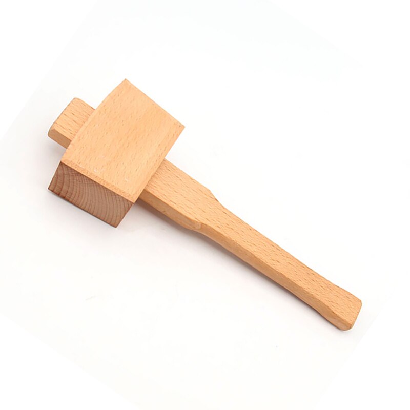 High Hardness Wooden Mallet Hammer Beech Solid Carpenter Woodworking Hand Tool For DIY Installation Wood Hammer