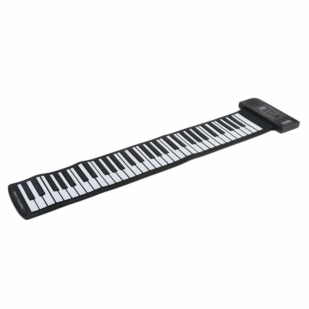 Tragbare rollen-hoch flexibel Elektronische Klavier Tastatur Multifunktionale Silikon Falten Hand rollen Klavier