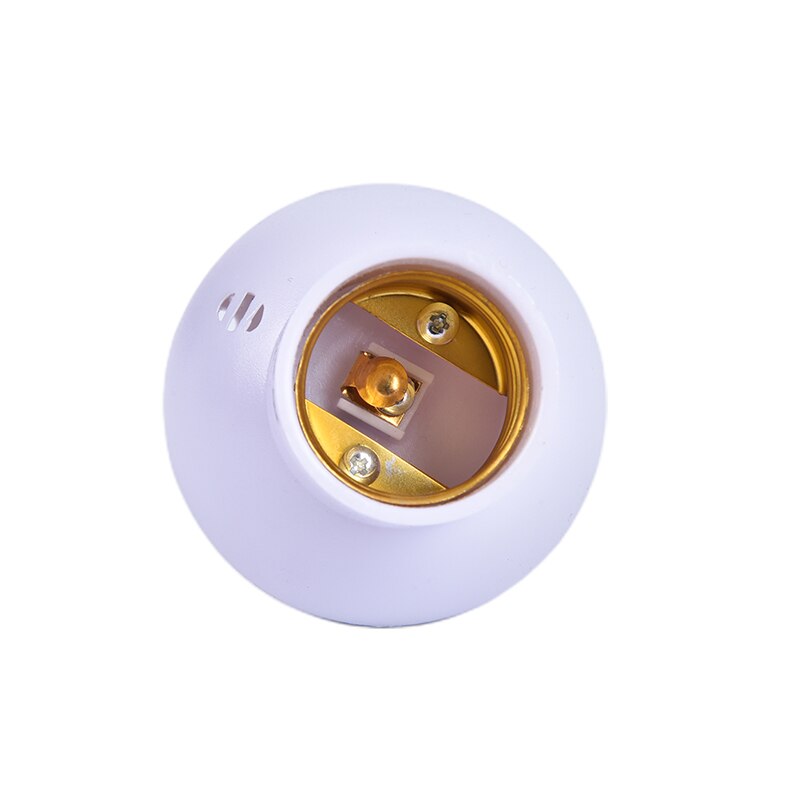 Capteur de lumière sonore d&#39;intérieur E27, 1 pièce, support de lampe de contrôle, Bases de lampe à vis, interrupteur à douille pour couloir, escalier, ampoule d&#39;éclairage
