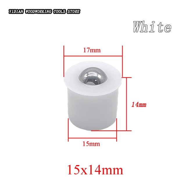 100 PCS Electronic Saw Pneumatic Floating Ball for KDT HOMAG BIESSE SCM Woodworking Machinery Accessories: 15X14mm without step