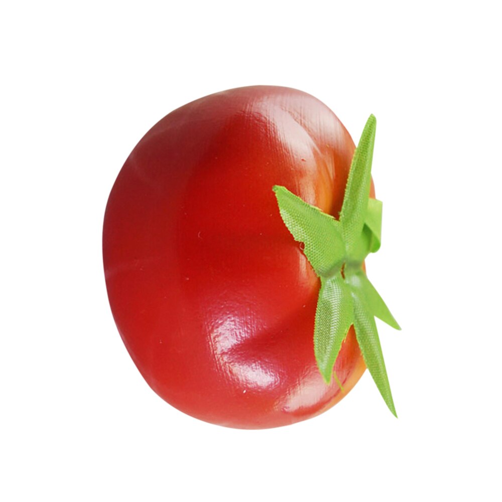 5 pièces Simulation réaliste artificielle tomate légumes en plastique faux fruits maison fête décorative mousse fruits photographie accessoires