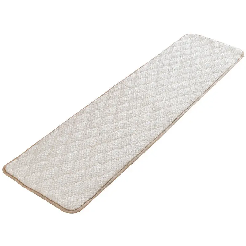 Tapis de coussin de banc en peluche épais, Long tabouret de canapé, siège antidérapant, automne hiver, Long rembourré, tapis d'armoire d'extrémité de lit,: Bourgogne / 80x80cm