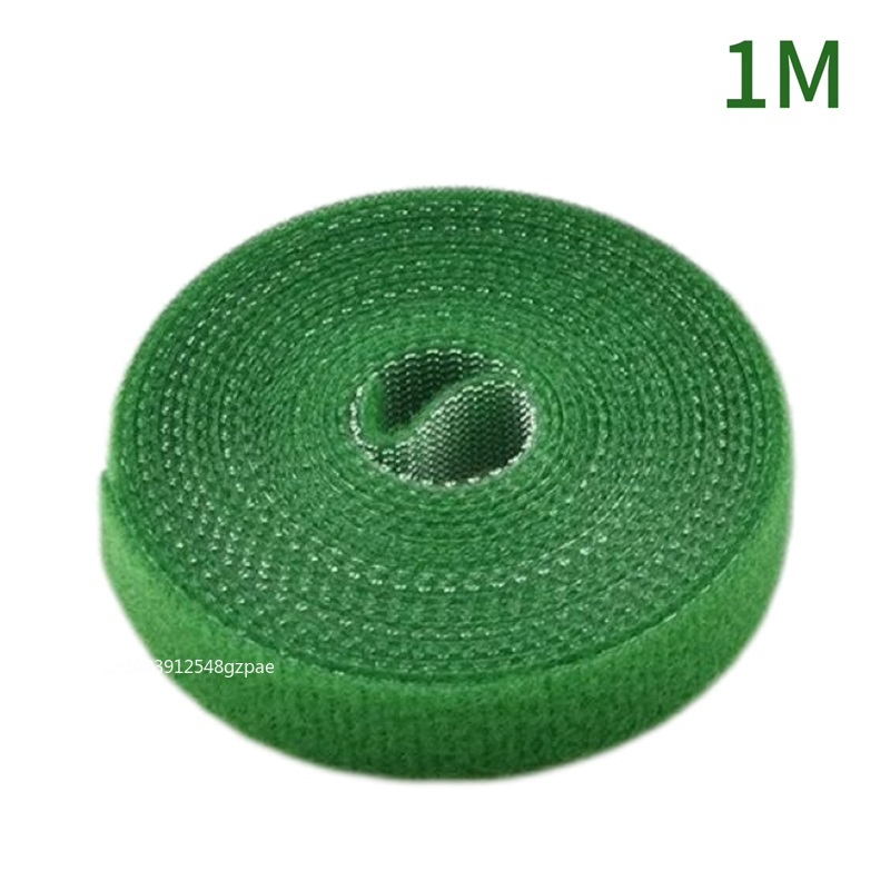 100/1m Nylon Pflanzen krawatten Pflanzen verband Haken Binde schlaufe verstellbare Pflanzens tütze wieder verwendbares Befestigungs Band für Hausgarten zubehör: M