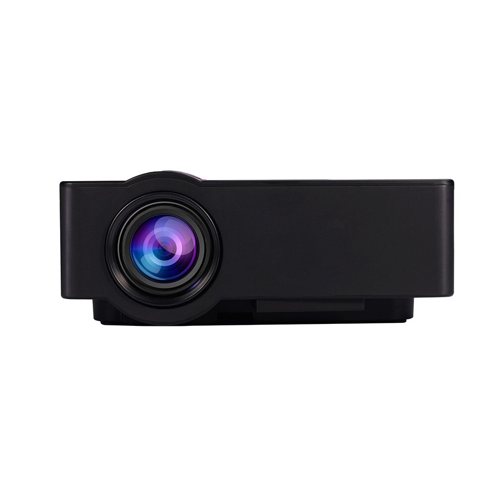 E08S Mini Draagbare Projector 200 Lumen 800X480 Full Hd Led Video Home Cinema Ir Afstandsbediening Bedrade Hetzelfde screen