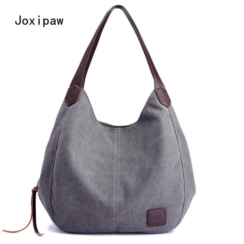 Women's One-shoulder Handbag All-match Simple Literary Fan Female Bag Student Shopping Bag Casual Canvas Bag