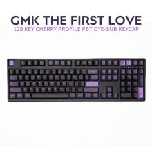 Dark Purple Serie Keycaps GMK The First Love Cherry Profile PBT 129 Keys DYE-SUB Keycap For MX Switch Mechanical Gaming Keyboard