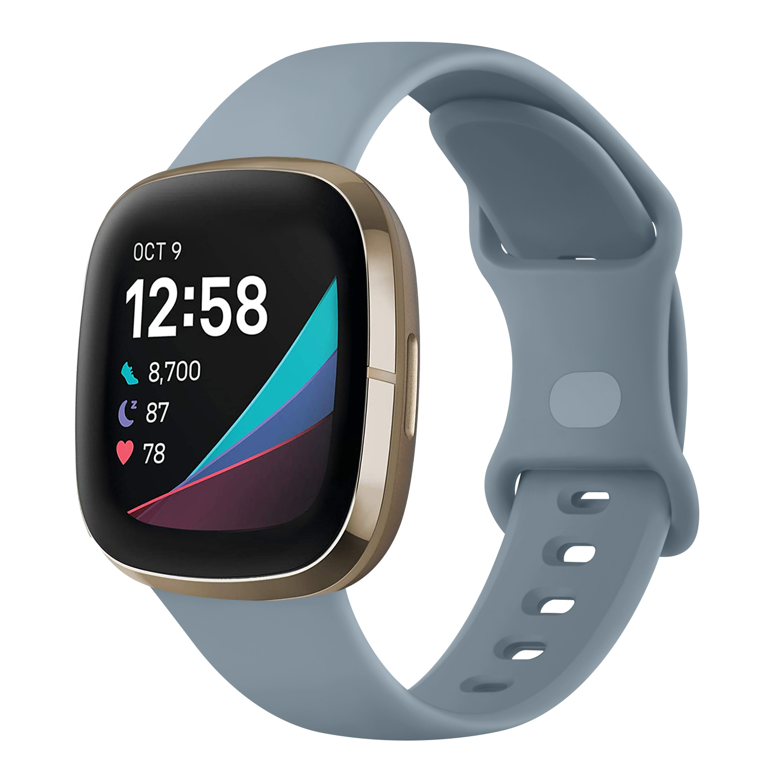 Silikonarmband für Fitbit Versa 3 Versa 4 Armband Armband für Fitbit Sense/Sense 2 Correa Armband Smartwatch Zubehör