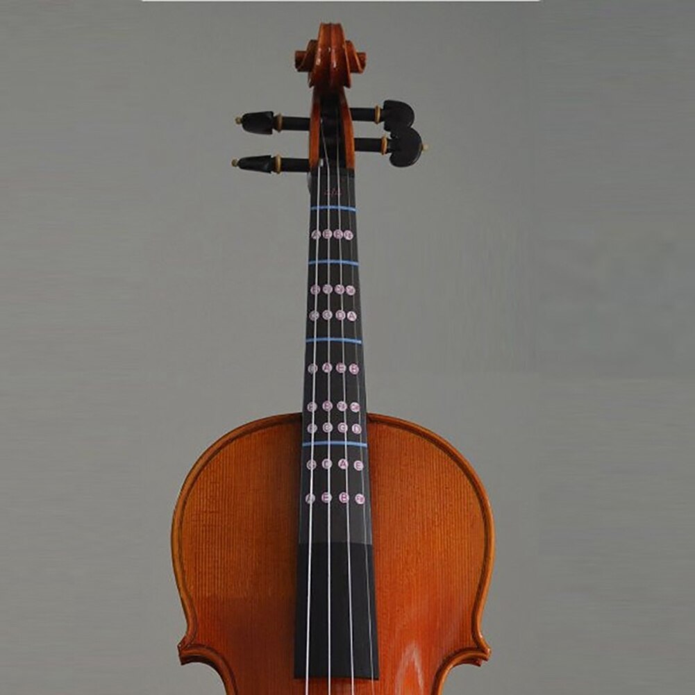 1Pcs Violin Scale Stickers Finger Ring Chart For Beginner Practice 4/4 3/4 Violin Fingerboard Scale Sticker Finger Chart Guide
