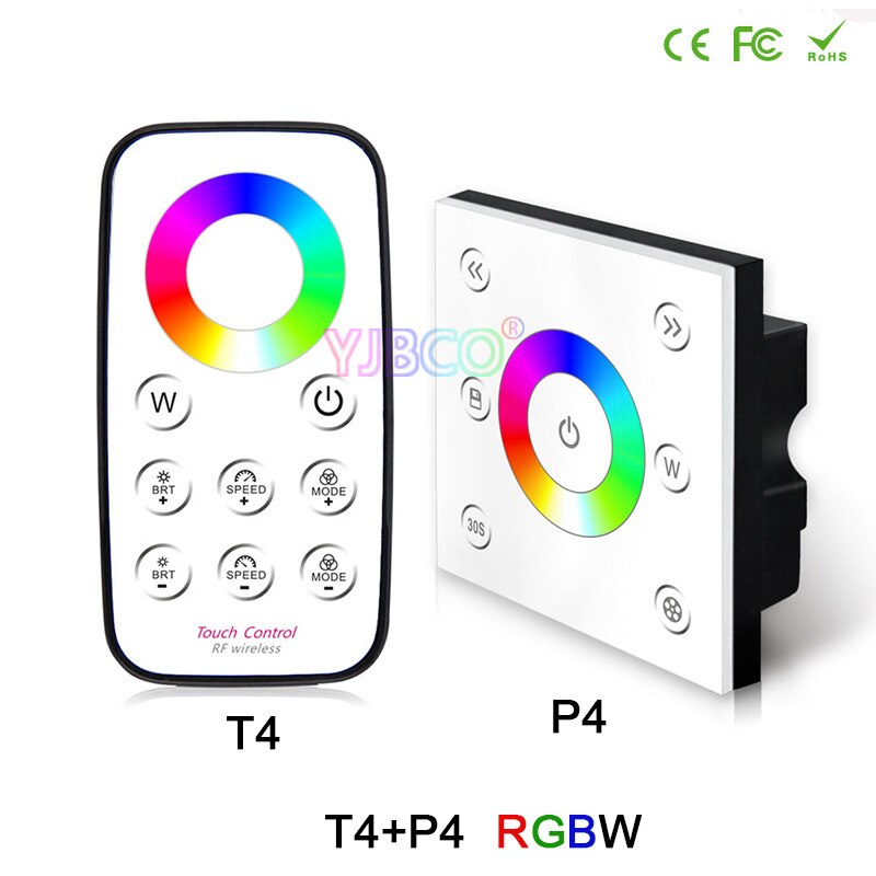 BC LED Helligkeit Dimmer RF kabellos fernbedienung dimmen/CCT/RGB/RGBW LED berühren Tafel Regler für LED streifen Licht lampe, DC12V-24V