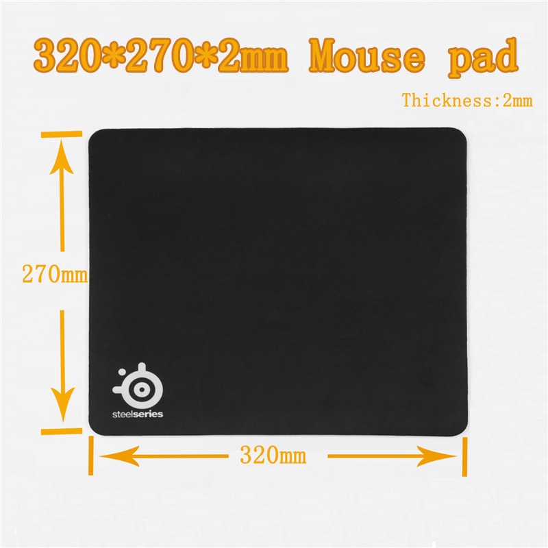 OEM SteelSeries QCK MASSE Notizbuch Spielen Maus Pad 270*320*2mm Computer Maus Pad ohne boxen