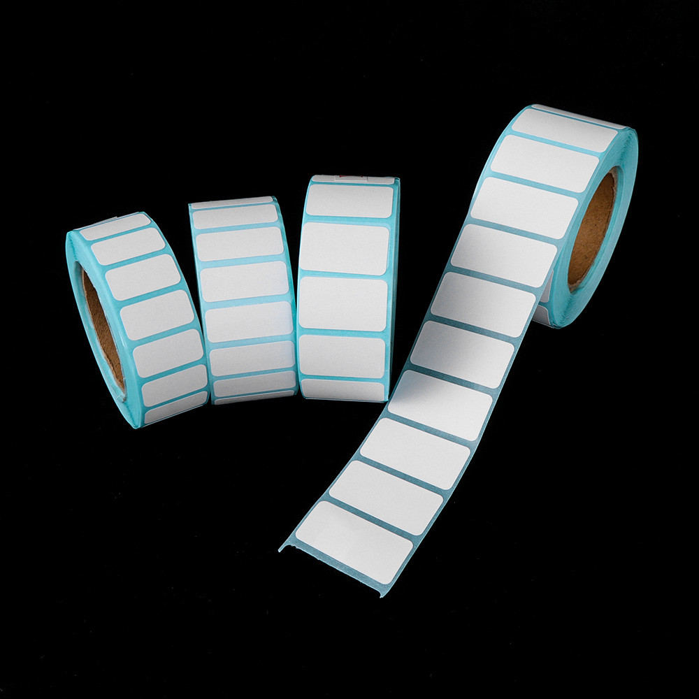 1000pcs/Roll Blank Label Adhesive Thermal Label Sticker Paper Supermarket Price Direct Print Waterproof