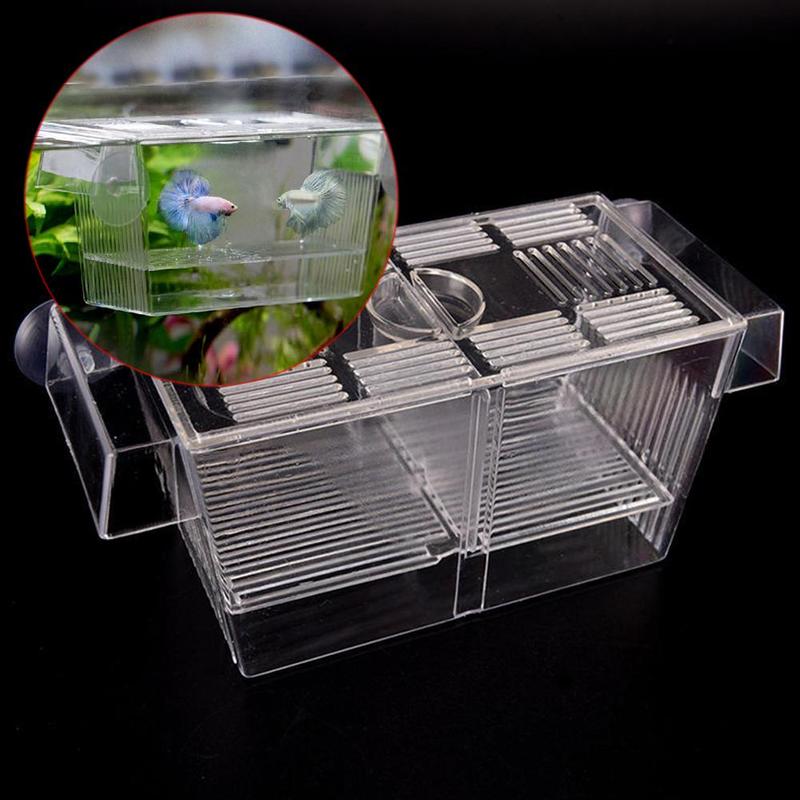 Acrylic Aquarium Incubator Aquarium Fish Breeding Box Pet Fish Tank Guppy Breeder Rearing Hatchery Splits Fish Tank