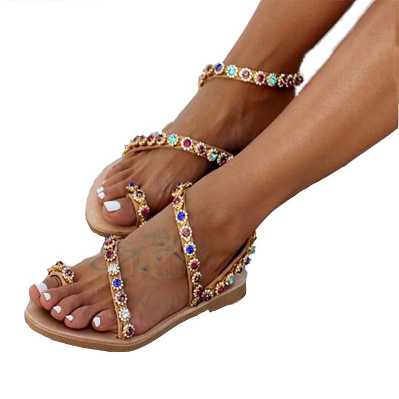 Women's Sandals Summer Beach Flats Sandals Women Platform Outdoor Female Shoes Woman Ladies Female Women Shoes