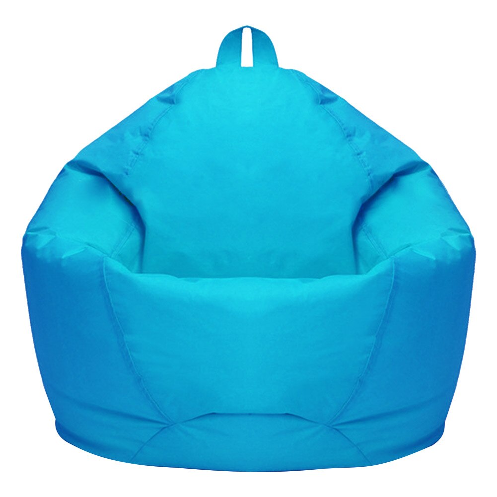 Doven taske sofaer betræk stole uden fyldstof linned klud lænestol sæde sækkestol taske asiento sofa tatami stue møbler: Blå