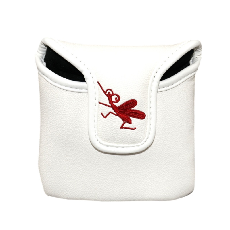 Mallet-huvudskydd spider-style 13cm golfputterskydd huvudskydd magnetstängande pu-skydd golftillbehör