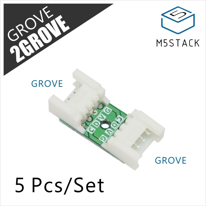 M5Stack-conector oficial Grove2Grove, 2 pines, 2SERVO, 5 uds., juego de tres tipos opcionales