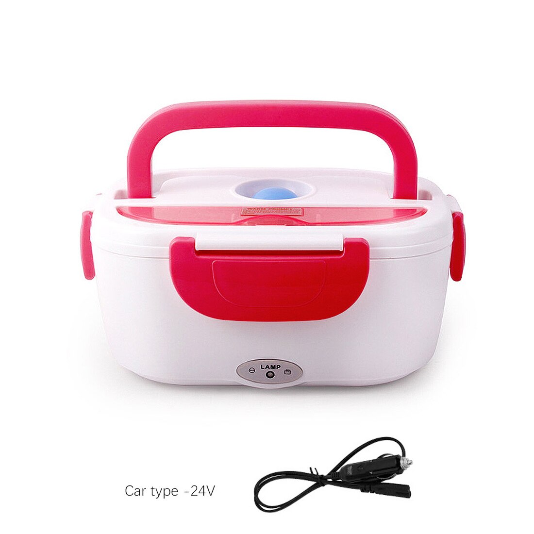 Elektryczne podgrzewane przenośne pudełko na Lunch 110/220V samochód i dom pojemnik Bento ogrzewanie pojemnik na jedzenie 4 klamry 1.5L podgrzewacz do potraw ue/US wtyczka