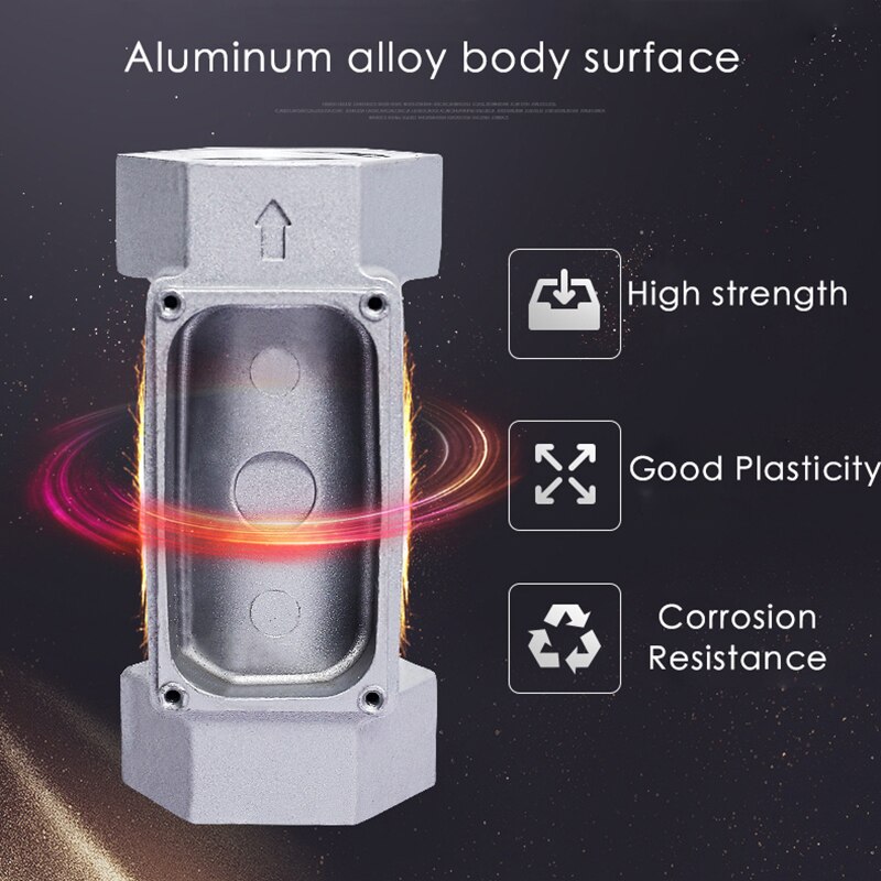 Digital Fuel Flow Meter Gasoline Methanol Water Flow Meter Counter Fuel Flow Sensor Indicator #1