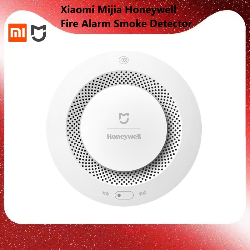 Xiaomi Mijia Honeywell Fire Alarm Smoke Detector Sensor Audible Visual Alarm Notication Work With Mi Home APP By Phone: Default Title