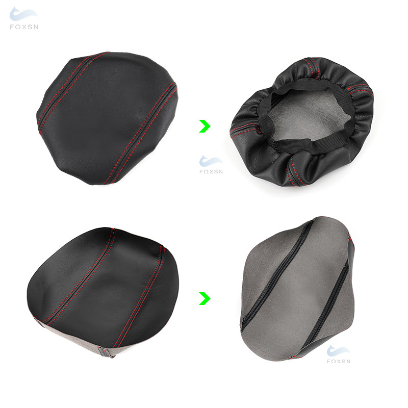 Zacht Leer Center Armsteun Cover Voor Ford Focus Auto Center Console Deksel Armsteun Doos Huid Cover sticker Trim