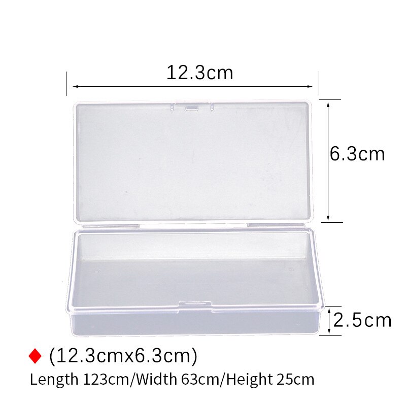 Caja de almacenamiento de plástico para anzuelos de pesca, caja cuadrada para accesorios, aparejos de pesca al aire libre, 5 compartimentos: YELLOW