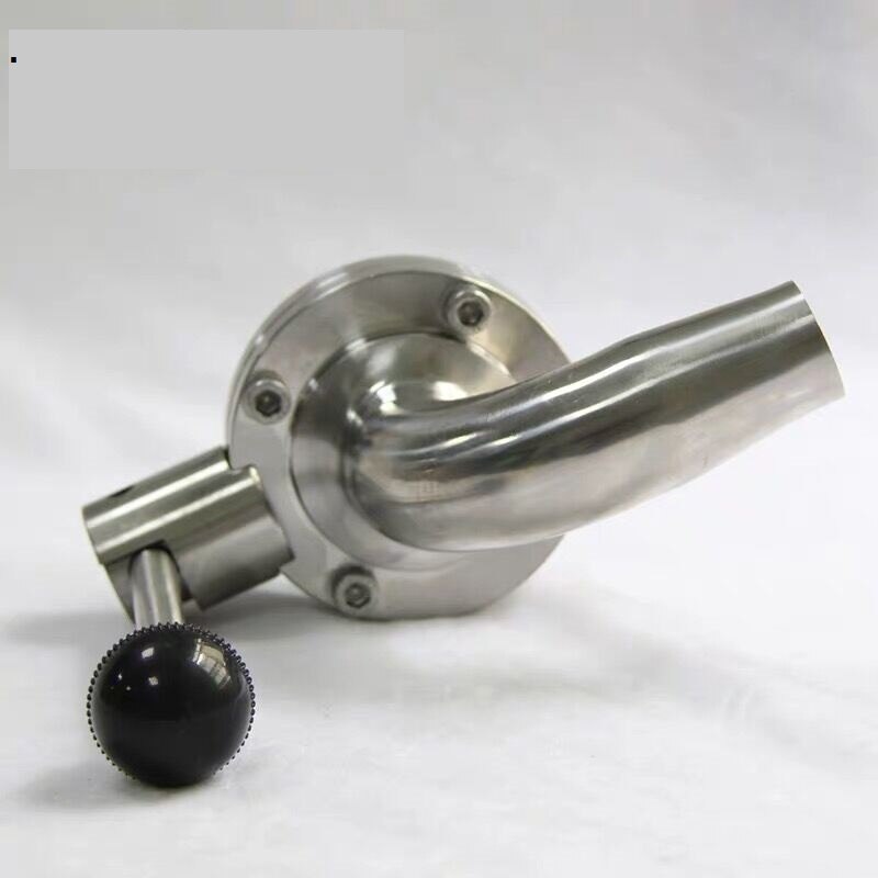 1-1/2" 38mm Food grade SS304 Stainless Steel Sanitary 1.5" Tri Clamp Butterfly Valve