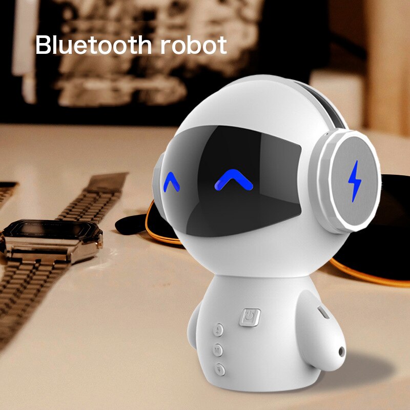 Bluetooth Speaker Mini Draadloze Robot Luidspreker TF USB Subwoofer Bluetooth Speakers Mp3 Stereo Audio Muziekspeler
