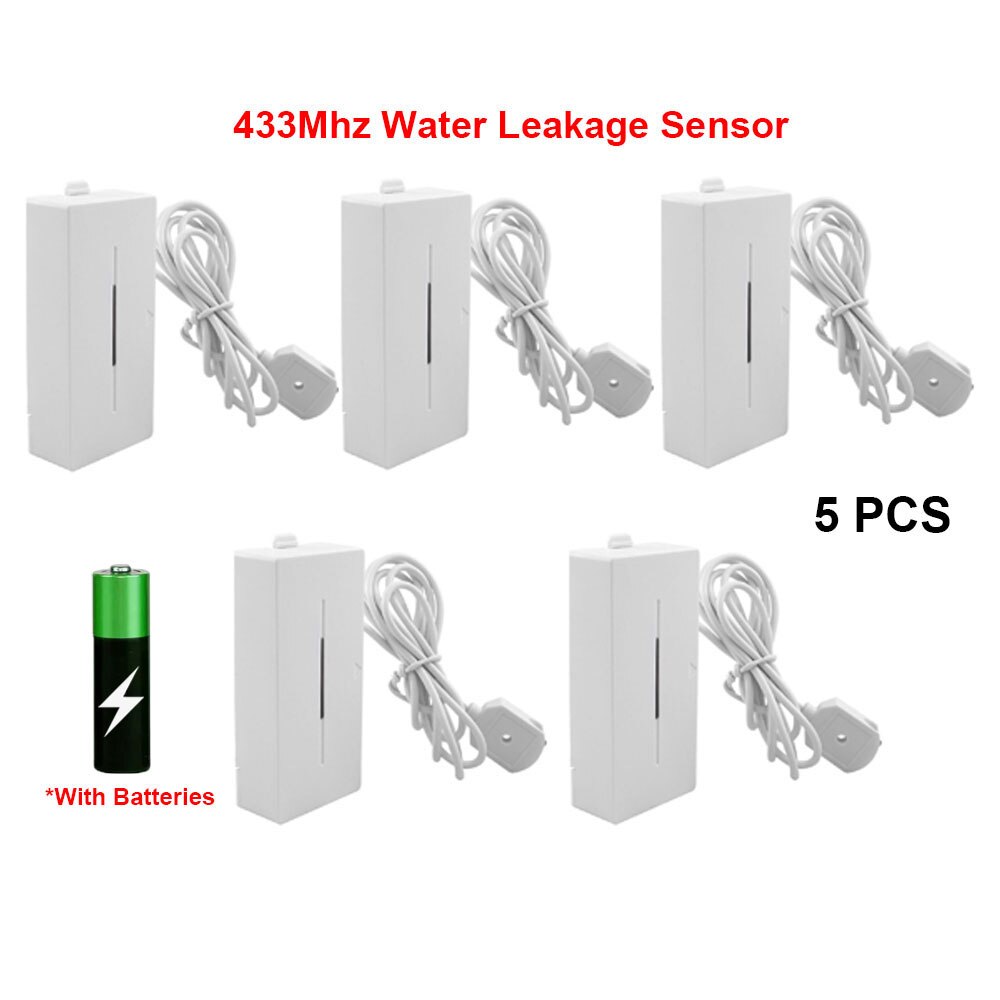 Water Level Leakage Water Leak Sensor With Battery Overflow Detector Alarm Security works SONOFF RF Bridge eWelink: 5PCS Sensor