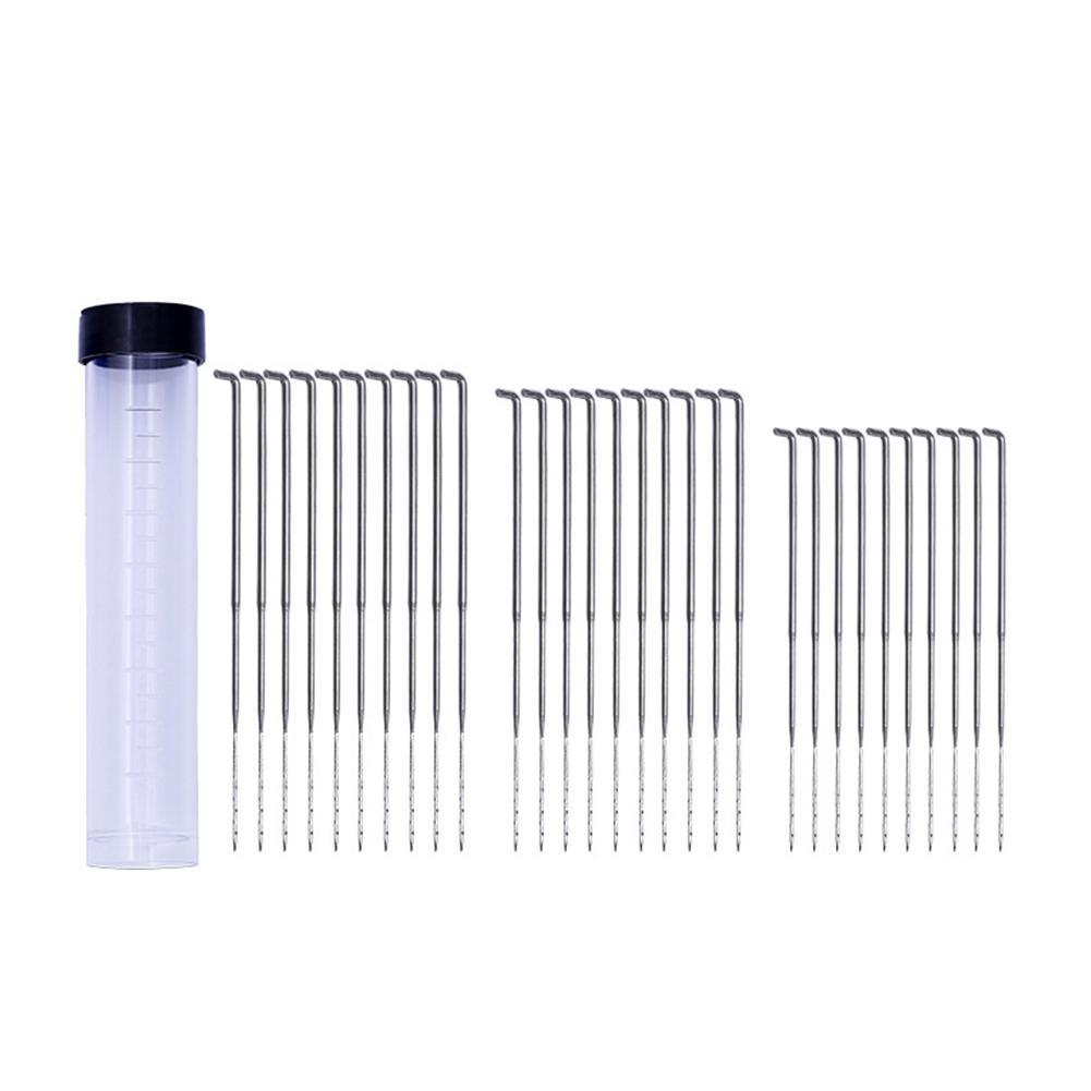 18Pcs Felting Needles Kits Wool Felt Pocked Needles Set Diy Craft Felt Tools with Wood Handle with Bottle Best for Kids