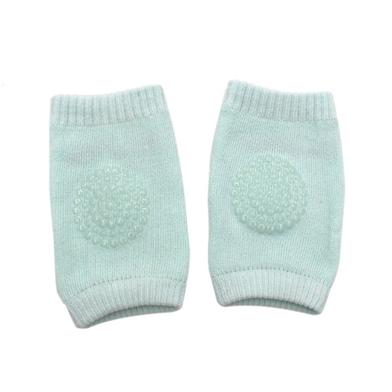 Baby tøj tilbehør baby kravle skridsikre hold varme knæ jetting beskyttende dækning småbørns sokker baby benopvarmere: Grøn