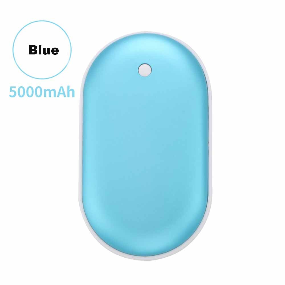 6-8h 6000mAh 4 In 1 USB Rechargeable Electric Hand Warmer Double-Side 0.8s Heating Mini 5V Long-Life Pocket Power Bank Warmer