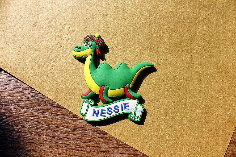 Nessie Loch Nessie Schotland Toerisme Souvenir 3D Rubber Koelkast Magneet Sticker Idee